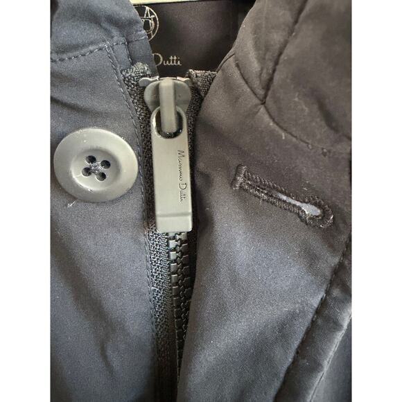 Massimo Dutti Long Sleeve Zip Up Hooded Down Jacket Navy Blue Men's Size Medium - Picture 6 of 10